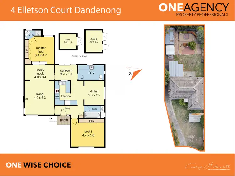 Floorplan of Homely house listing, 4 Elletson Court, Dandenong VIC 3175