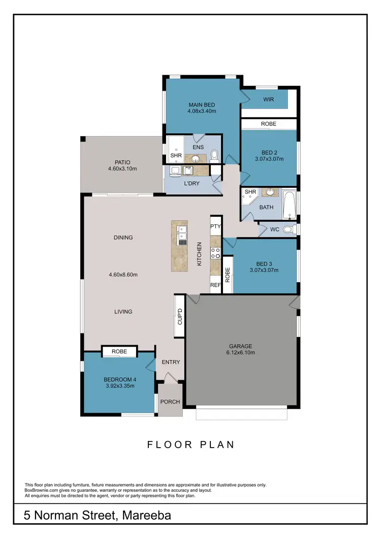 Floorplan of Homely house listing, 5 Norman Street, Mareeba QLD 4880