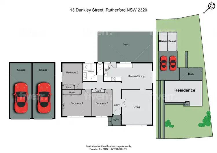 Floorplan of Homely house listing, 13 Dunkley Street, Rutherford NSW 2320
