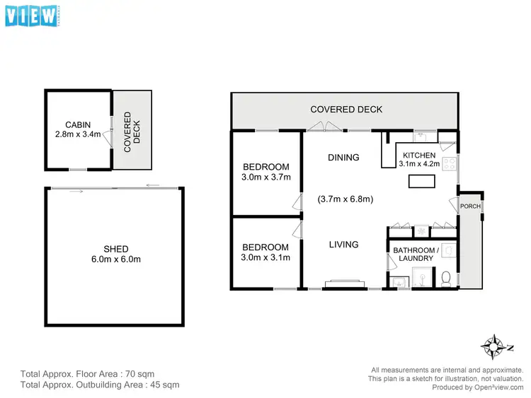Floorplan of Homely house listing, 10 Glovers Road, Deep Bay TAS 7112