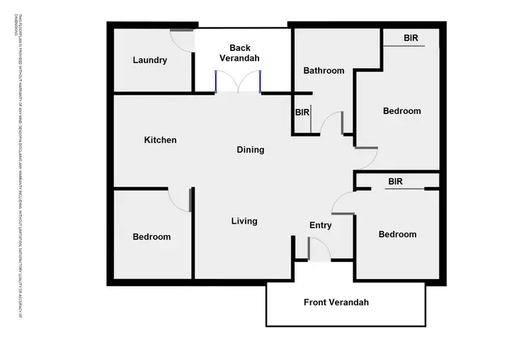 Floorplan of Homely house listing, 5 Livingstone Street, Warracknabeal VIC 3393