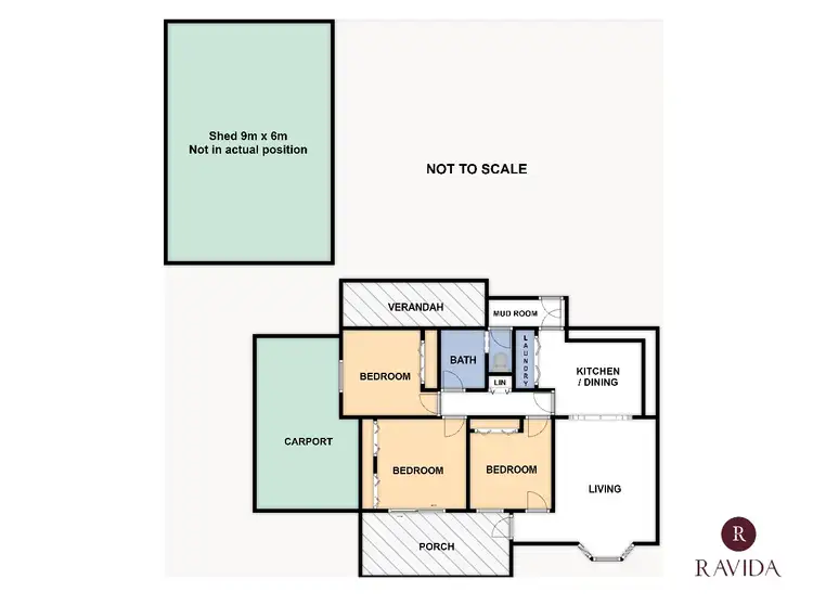 Floorplan of Homely house listing, 36 SMITH CRESCENT, Wangaratta VIC 3677