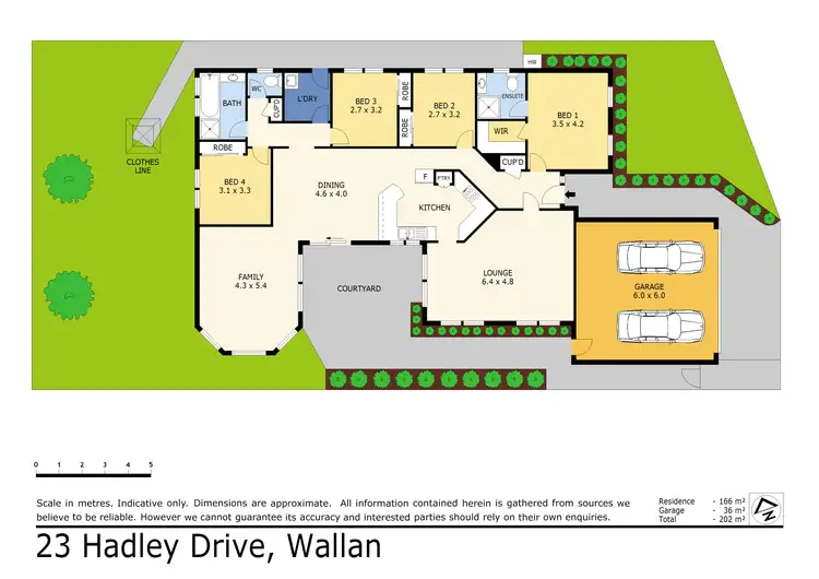 Floorplan of Homely house listing, 23 Hadley Drive, Wallan VIC 3756