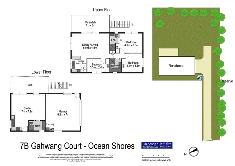 Floorplan of Homely house listing, 7b Gahwang Court, Ocean Shores NSW 2483
