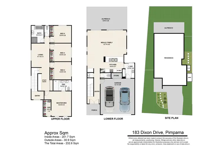 Floorplan of Homely house listing, 183 Dixon Drive, Coomera QLD 4209