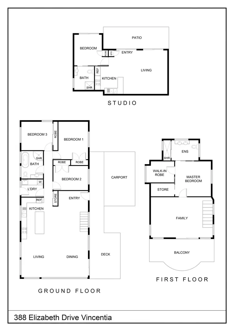 Floorplan of Homely house listing, 388 Elizabeth Drive, Vincentia NSW 2540