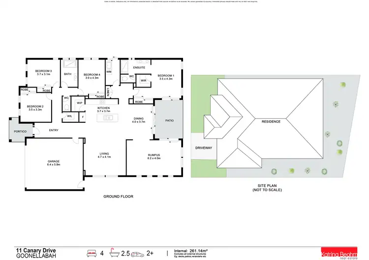 Floorplan of Homely house listing, 11 Canary Drive, Goonellabah NSW 2480