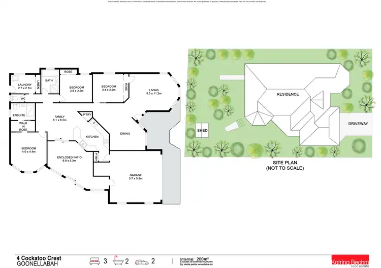 Floorplan of Homely house listing, 4 Cockatoo Crest, Goonellabah NSW 2480