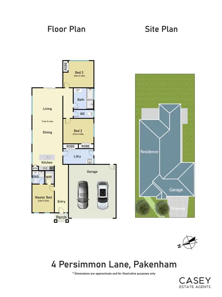 Floorplan of Homely house listing, 4 Persimmon Lane, Pakenham VIC 3810