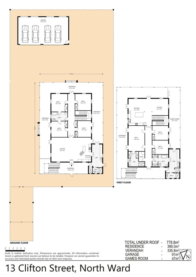 Floorplan of Homely house listing, 13 Clifton Street, North Ward QLD 4810