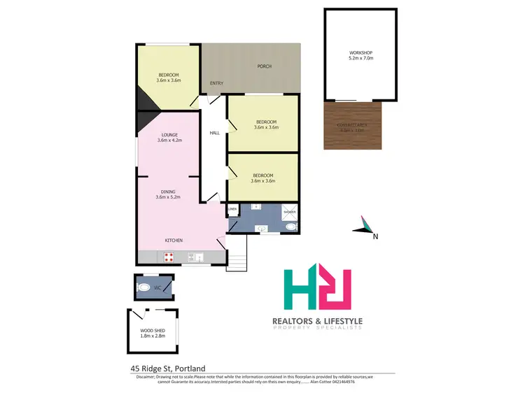 Floorplan of Homely house listing, 45 Ridge Street, Portland NSW 2847