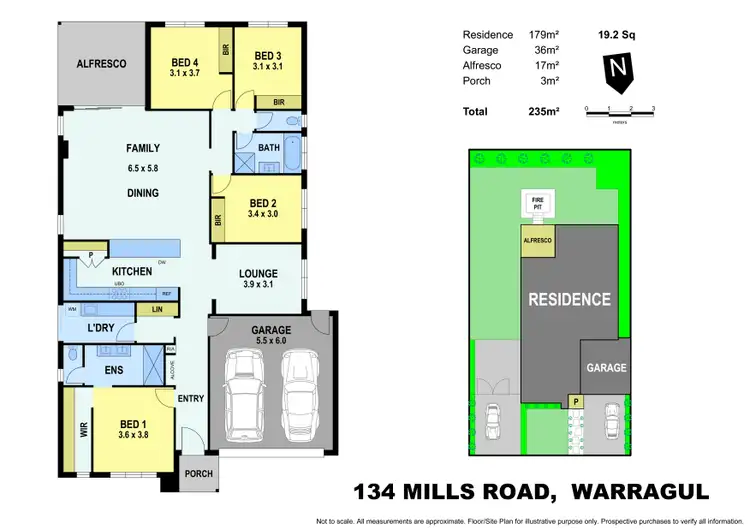 Floorplan of Homely house listing, 134 Mills Road, Warragul VIC 3820