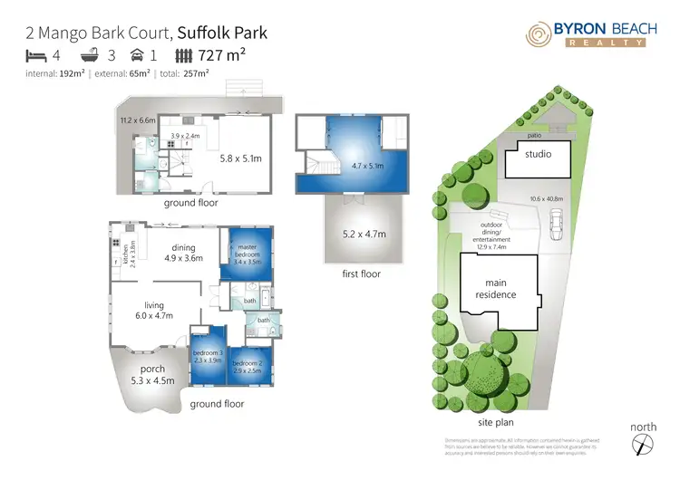 Floorplan of Homely house listing, 2 MANGO BARK COURT, Suffolk Park NSW 2481