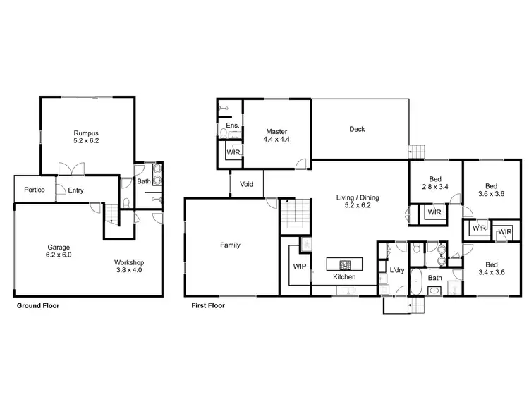 Floorplan of Homely house listing, 2 Oaksford Drive, Mansfield VIC 3722