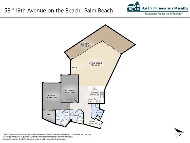 Floorplan of Homely unit listing, 5B/2 19TH AVENUE, Palm Beach QLD 4221