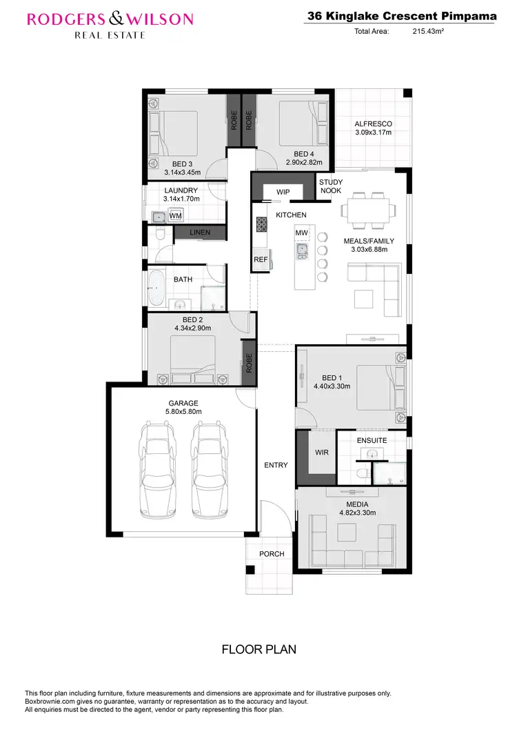 Floorplan of Homely house listing, 36 Kinglake Crescent, Pimpama QLD 4209