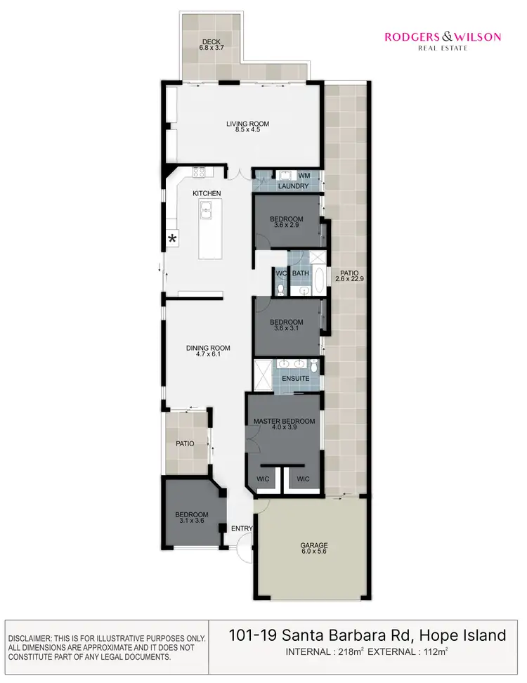 Floorplan of Homely house listing, 101/19 Santa Barbara Road, Hope Island QLD 4212