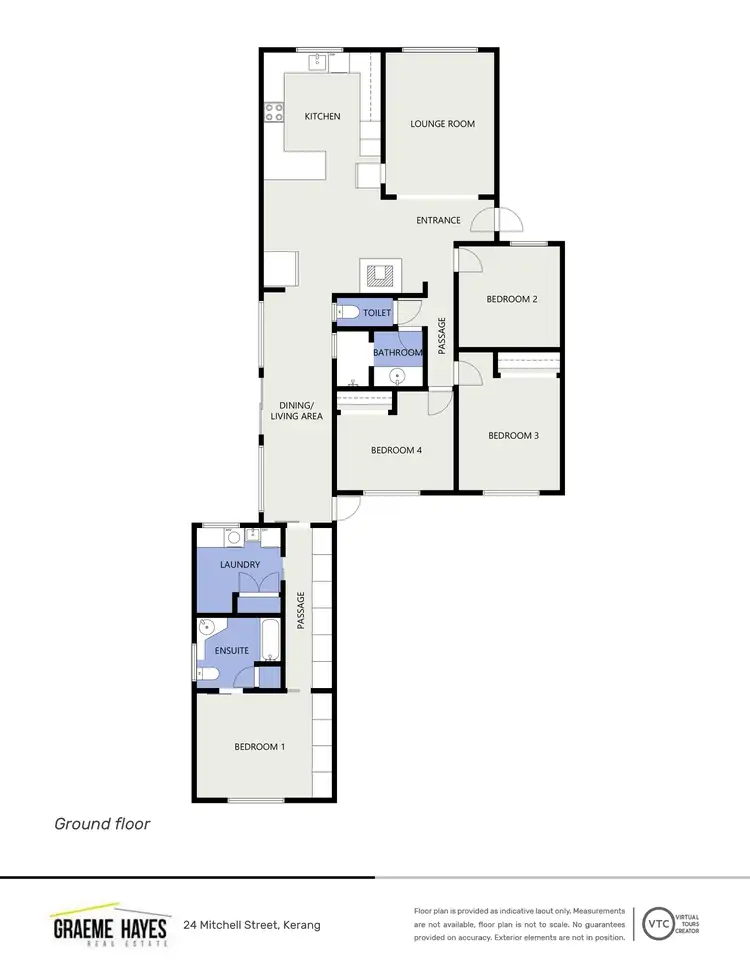 Floorplan of Homely house listing, 24 Mitchell Street, Kerang VIC 3579