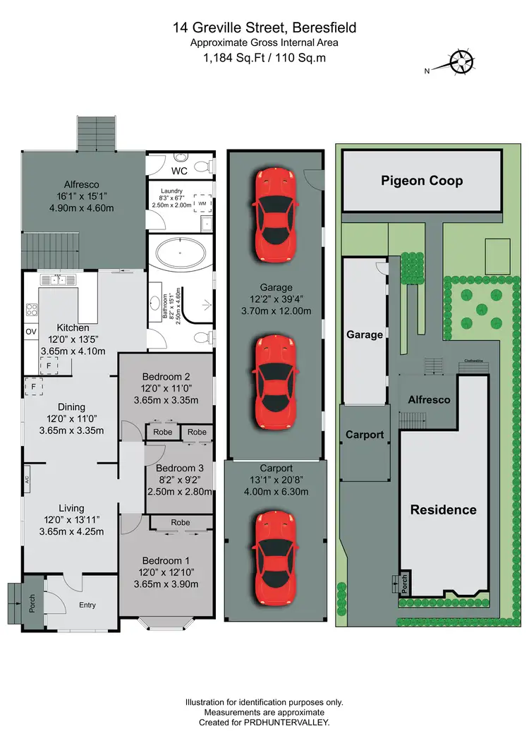 Floorplan of Homely house listing, 14 Greville Street, Beresfield NSW 2322