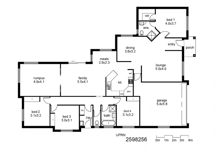 Floorplan of Homely house listing, Address available on request