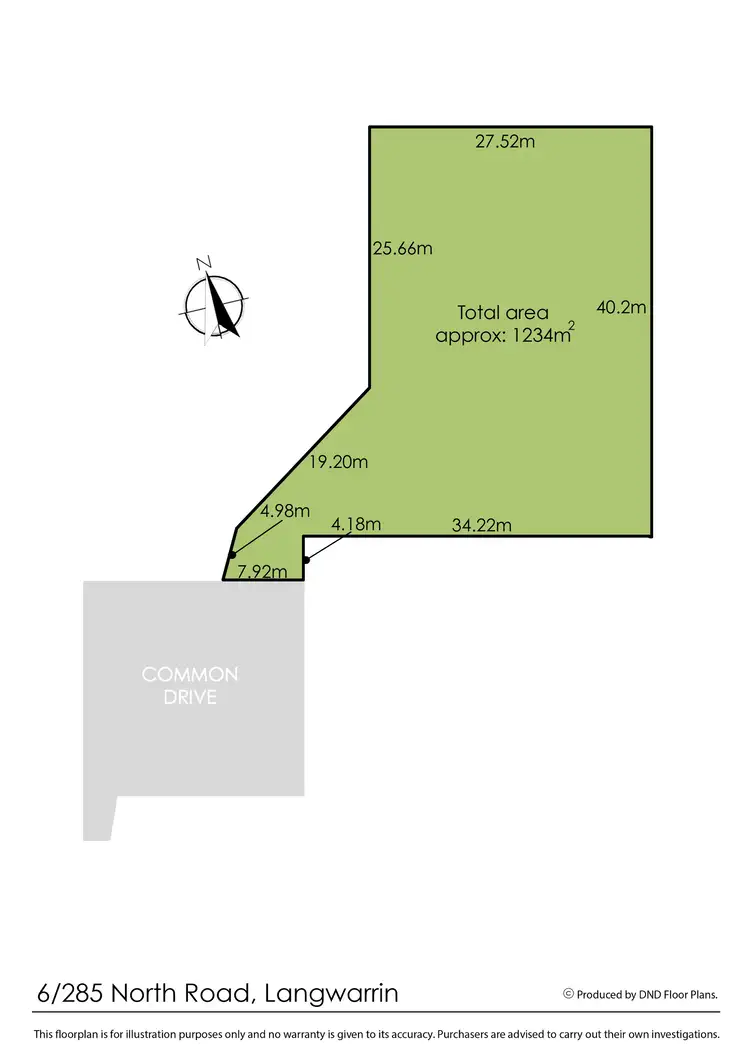 Floorplan of Homely land listing, LOT 6/285 North Road, Langwarrin VIC 3910