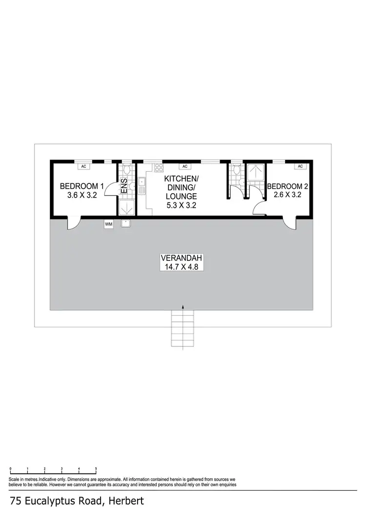 Floorplan of Homely rural property listing, 75 Eucalyptus Road, Herbert NT 836