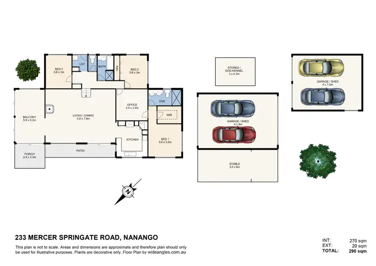 Floorplan of Homely house listing, 233 Mercer Springate Road, Nanango QLD 4615