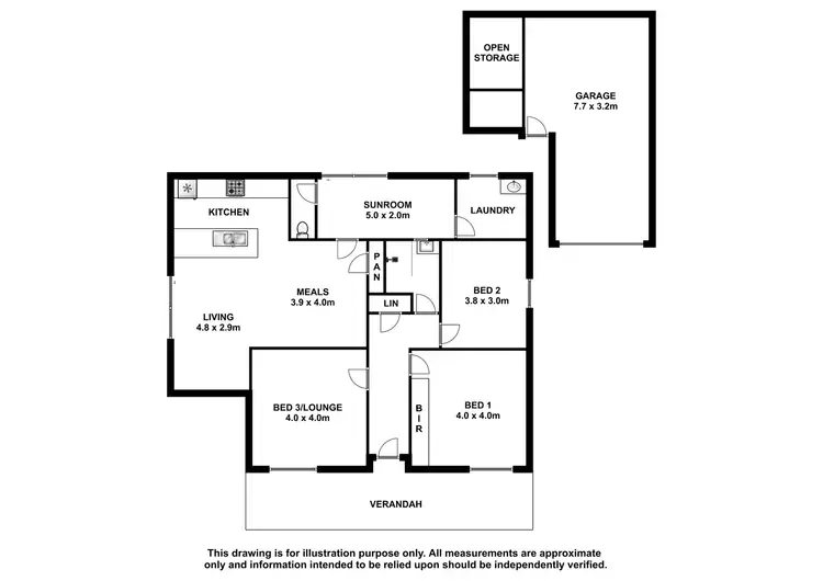 Floorplan of Homely house listing, 16 Ehret Street, Mount Gambier SA 5290