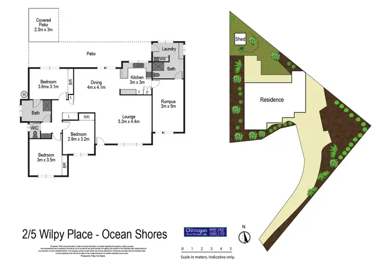 Floorplan of Homely house listing, 2/5 Wilpy Place, Ocean Shores NSW 2483