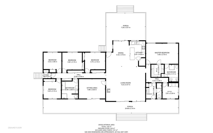 Floorplan of Homely rural property listing, 244 Beutel Road, Clifton QLD 4361
