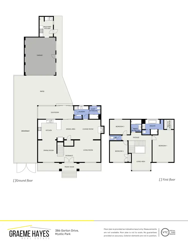 Floorplan of Homely house listing, 386 Gorton Drive, Mystic Park VIC 3579