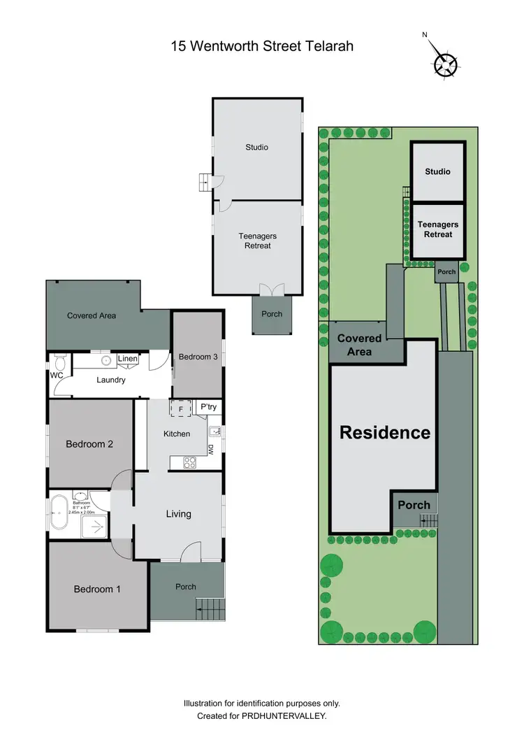 Floorplan of Homely house listing, 15 Wentworth Street, Telarah NSW 2320