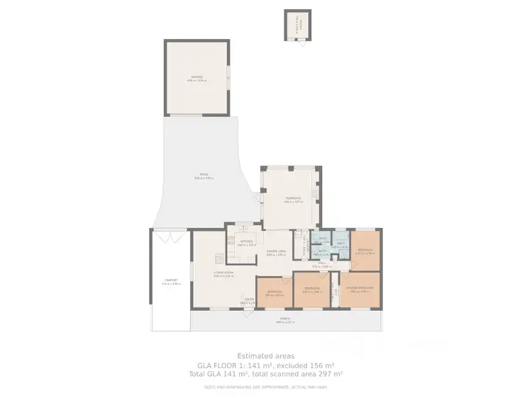 Floorplan of Homely house listing, 92 Yalwal Road, West Nowra NSW 2541