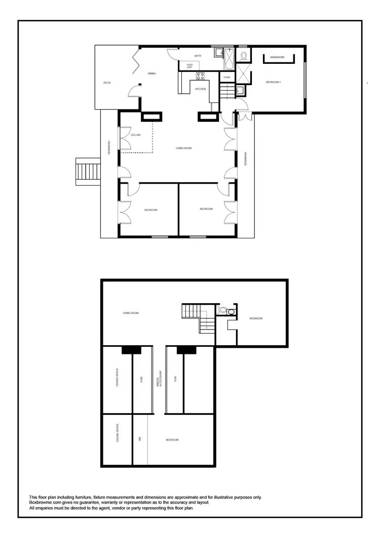 Floorplan of Homely house listing, 47 LILAC STREET, Ironbark VIC 3550