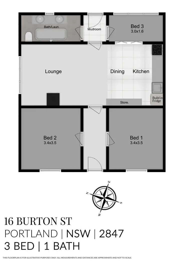 Floorplan of Homely house listing, 16 Burton Street, Portland NSW 2847