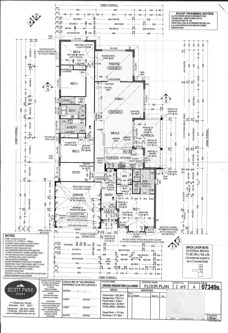 Floorplan of Homely house listing, 6 Eddy Link, Yanchep WA 6035