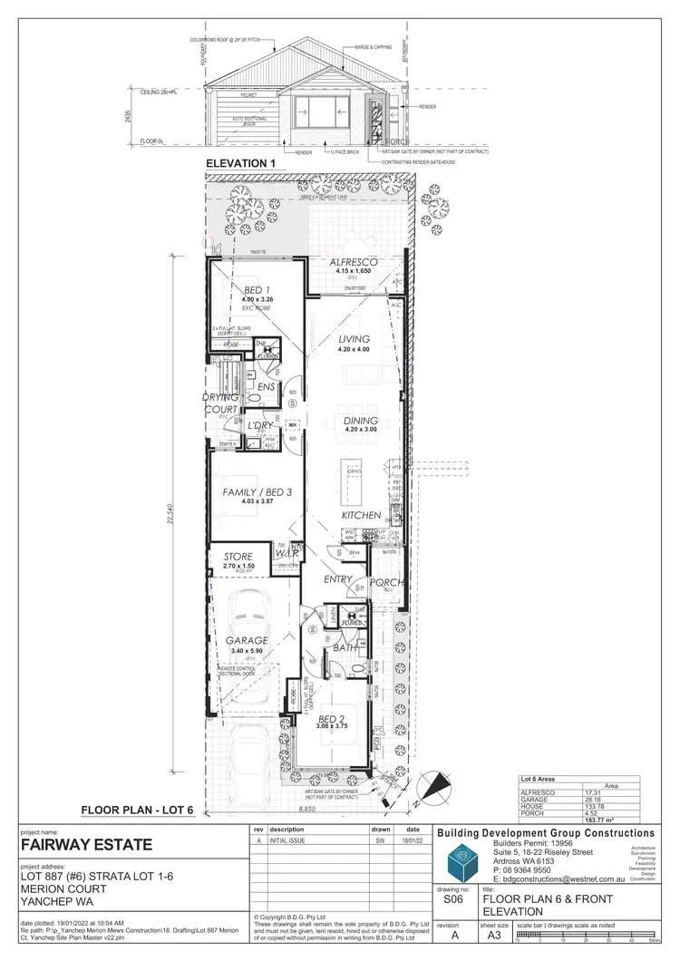 Floorplan of Homely house listing, 6/6 Merion Court, Yanchep WA 6035