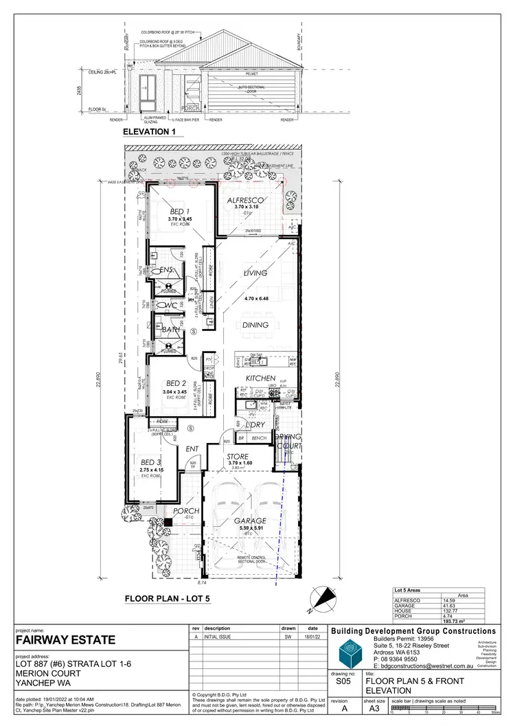 Floorplan of Homely house listing, 5/6 Merion Court, Yanchep WA 6035