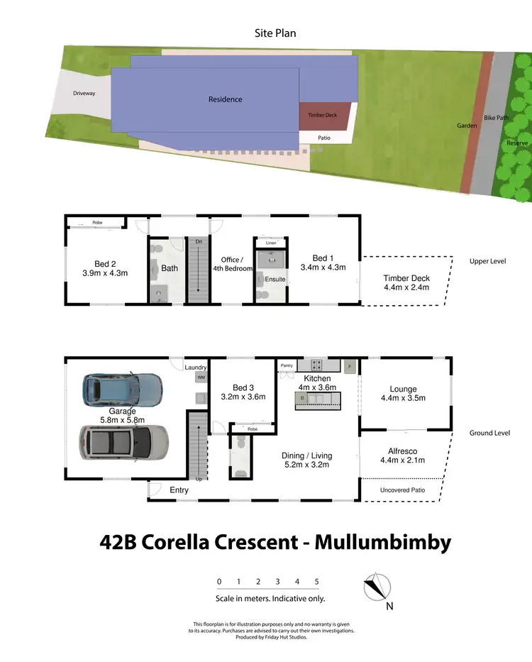 Floorplan of Homely house listing, 42B Corella Crescent, Mullumbimby NSW 2482