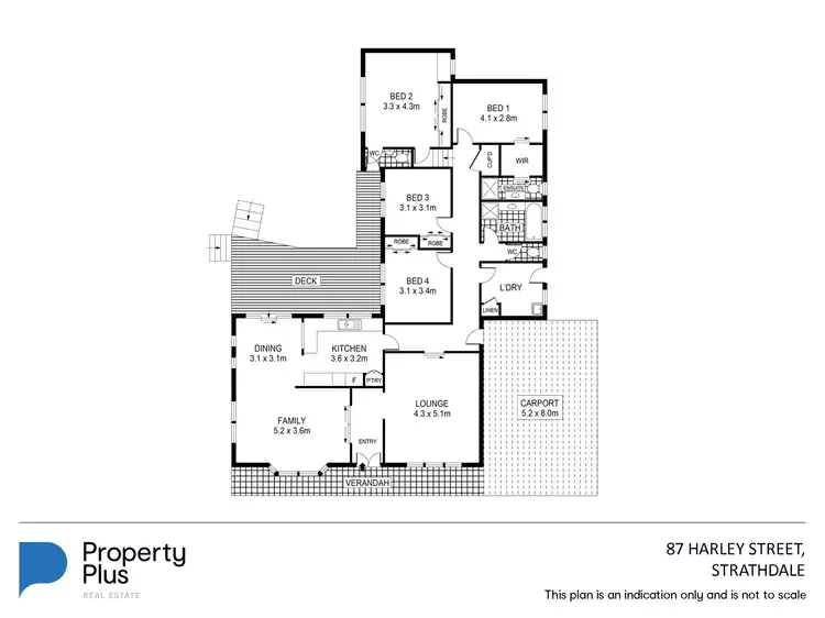 Floorplan of Homely house listing, 87 Harley Street, Strathdale VIC 3550