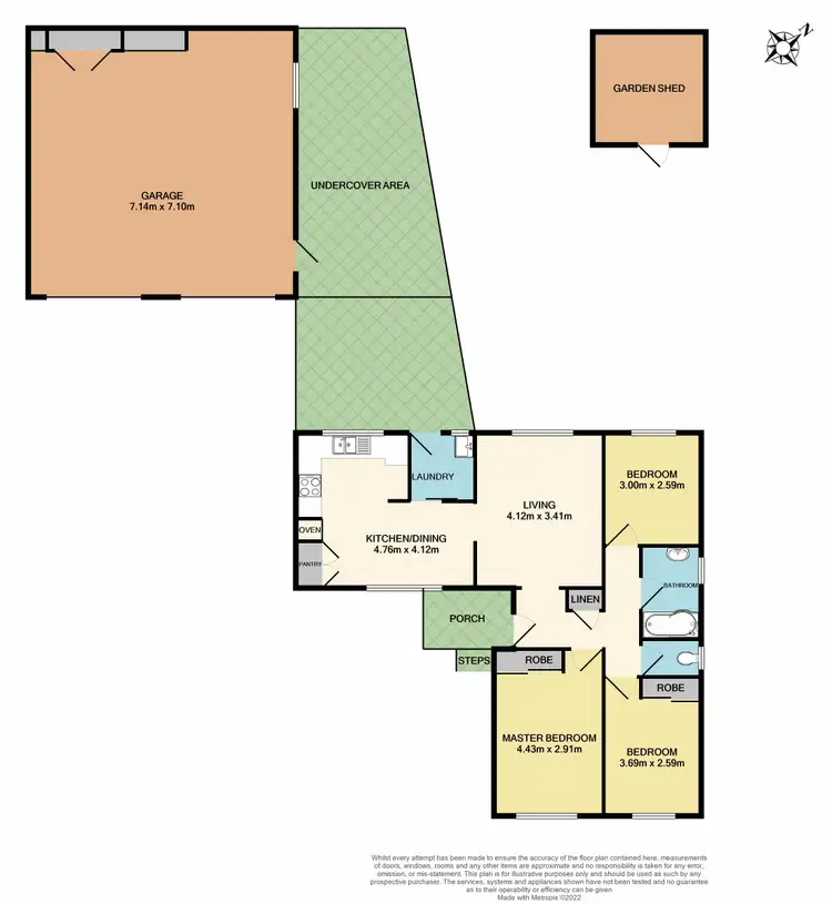 Floorplan of Homely house listing, 25 Way Street, Tenambit NSW 2323