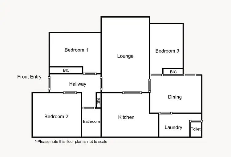 Floorplan of Homely house listing, 86 MacPherson Street, Nhill VIC 3418