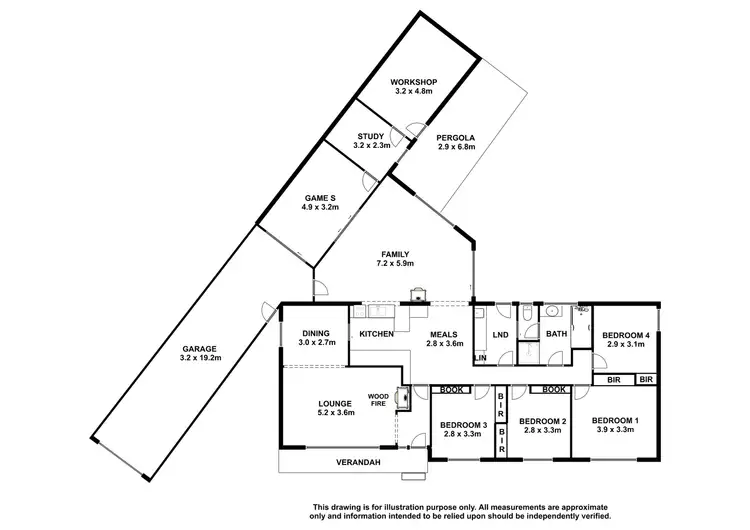 Floorplan of Homely house listing, 13 Heaver Drive, Mount Gambier SA 5290