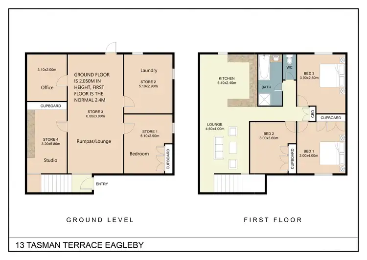 Floorplan of Homely house listing, 13 Tasman Terrace, Eagleby QLD 4207