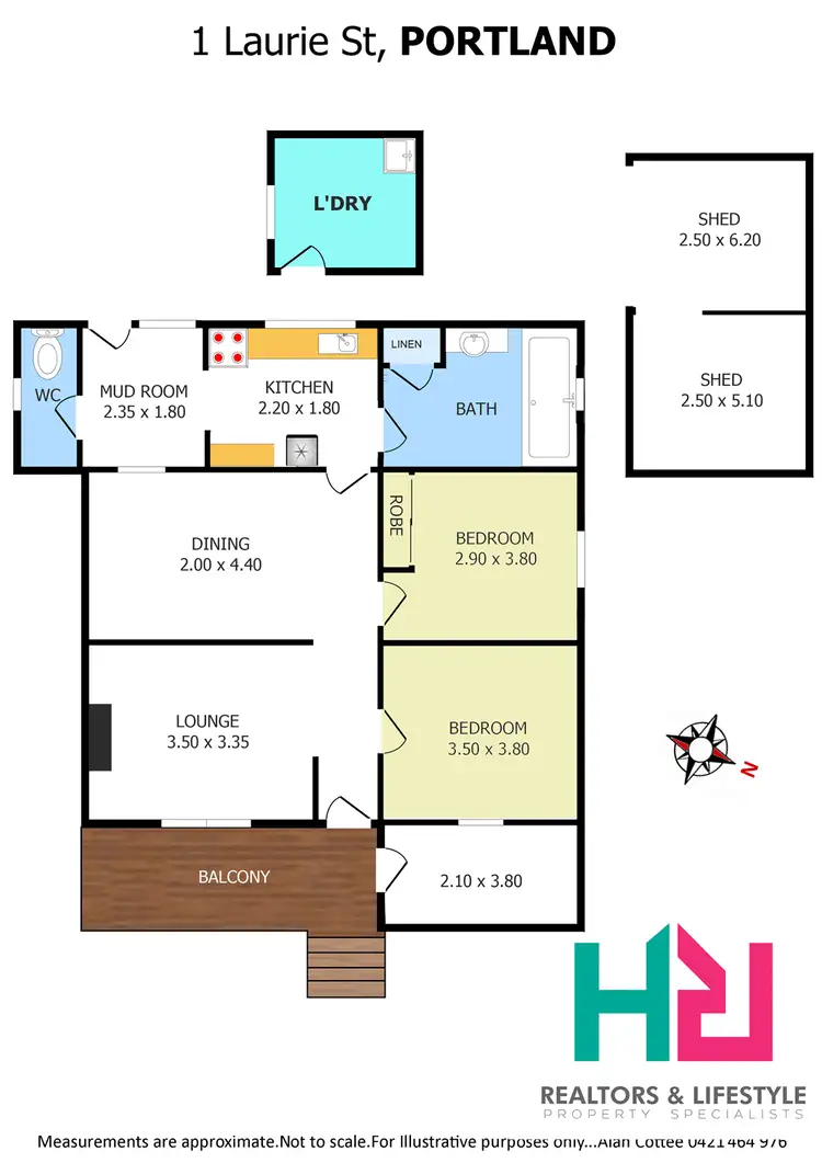 Floorplan of Homely house listing, 1 Laurie Street, Portland NSW 2847