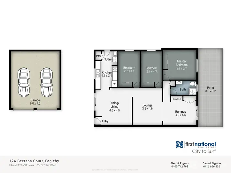 Floorplan of Homely house listing, 12A Beetson Court, Eagleby QLD 4207