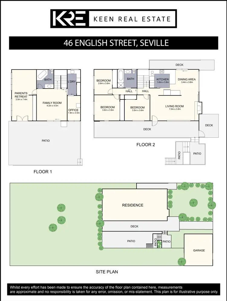 Floorplan of Homely house listing, 46 English Street, Seville VIC 3139