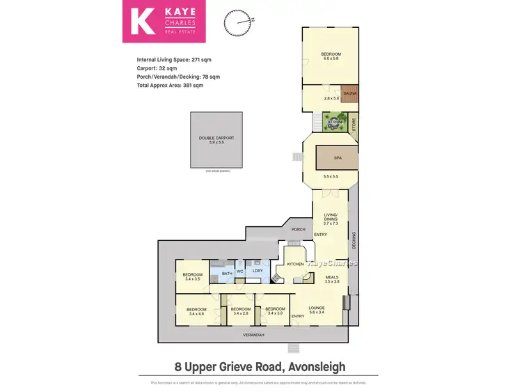 Floorplan of Homely house listing, 8 Upper Grieve Road, Avonsleigh VIC 3782