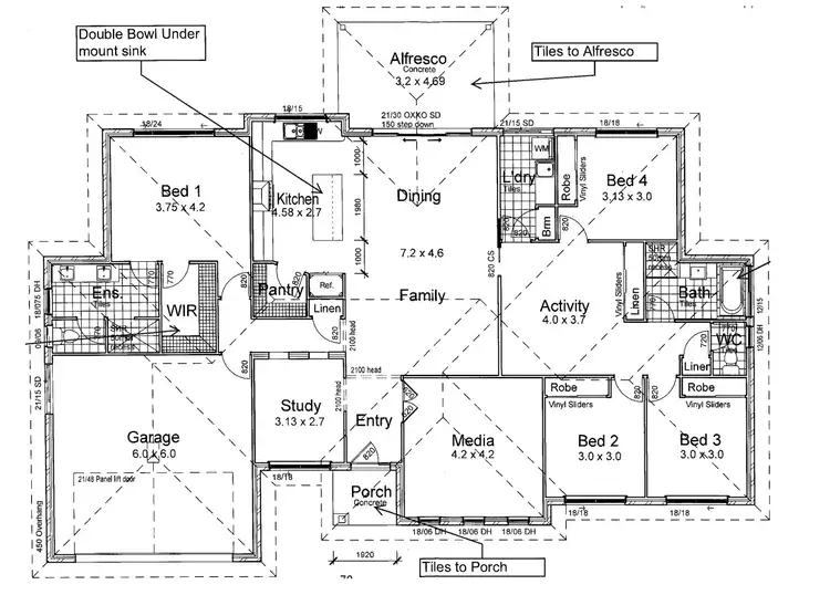 Floorplan of Homely house listing, 10 Sandstone Drive, Hatton Vale QLD 4341