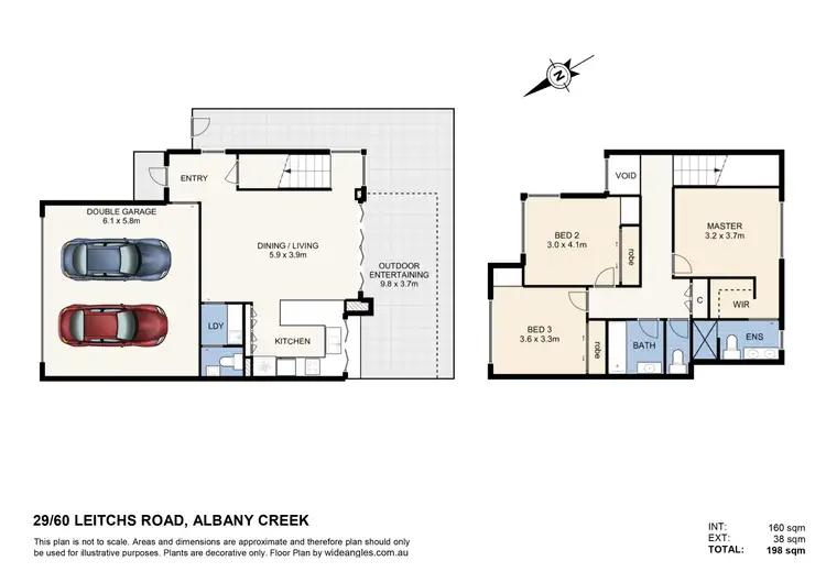 Floorplan of Homely townhouse listing, 29/60 Leitchs Road South, Albany Creek QLD 4035